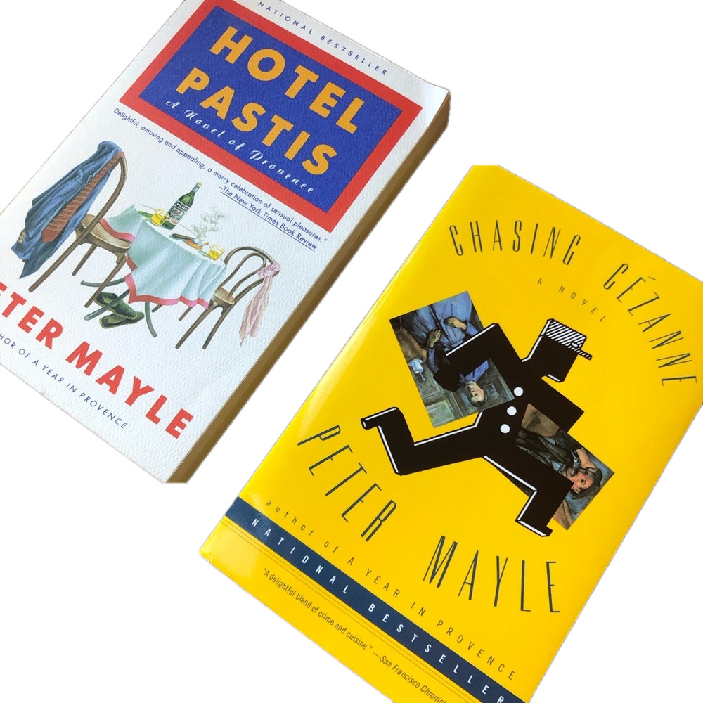 2-book bundle by Peter Mayle: Hotel Pastis and Chasing Cézanne